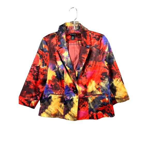 New Direction Jackets & Blazers - New Direction Women's Multicolor Casual Blazer